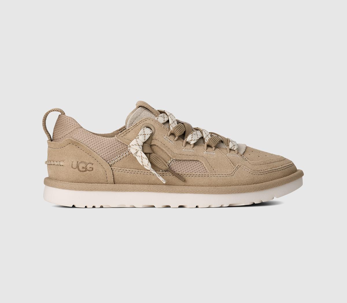 UGG® Minimel Trainer in Brown, Size 3, Suede/Textile/Polyester - Image 3
