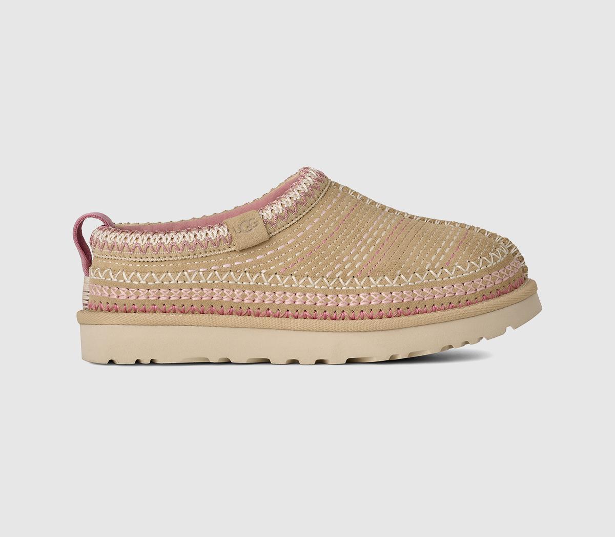 Ugg Tasman Meadow Slippers Sand Castle In  Natural in Women's Size 6, Offspring