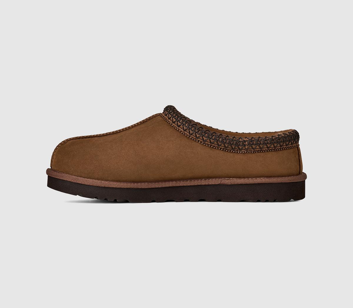 UGGTasman II Nubuck SlippersDark Chestnut
