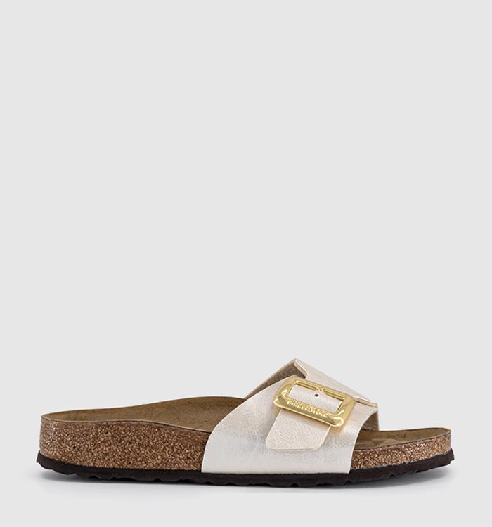 BIRKENSTOCK Catalina Cushion Buckle Sandals Graceful Pearl Bf