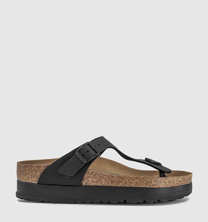 BIRKENSTOCK Gizeh Platform Black Bf