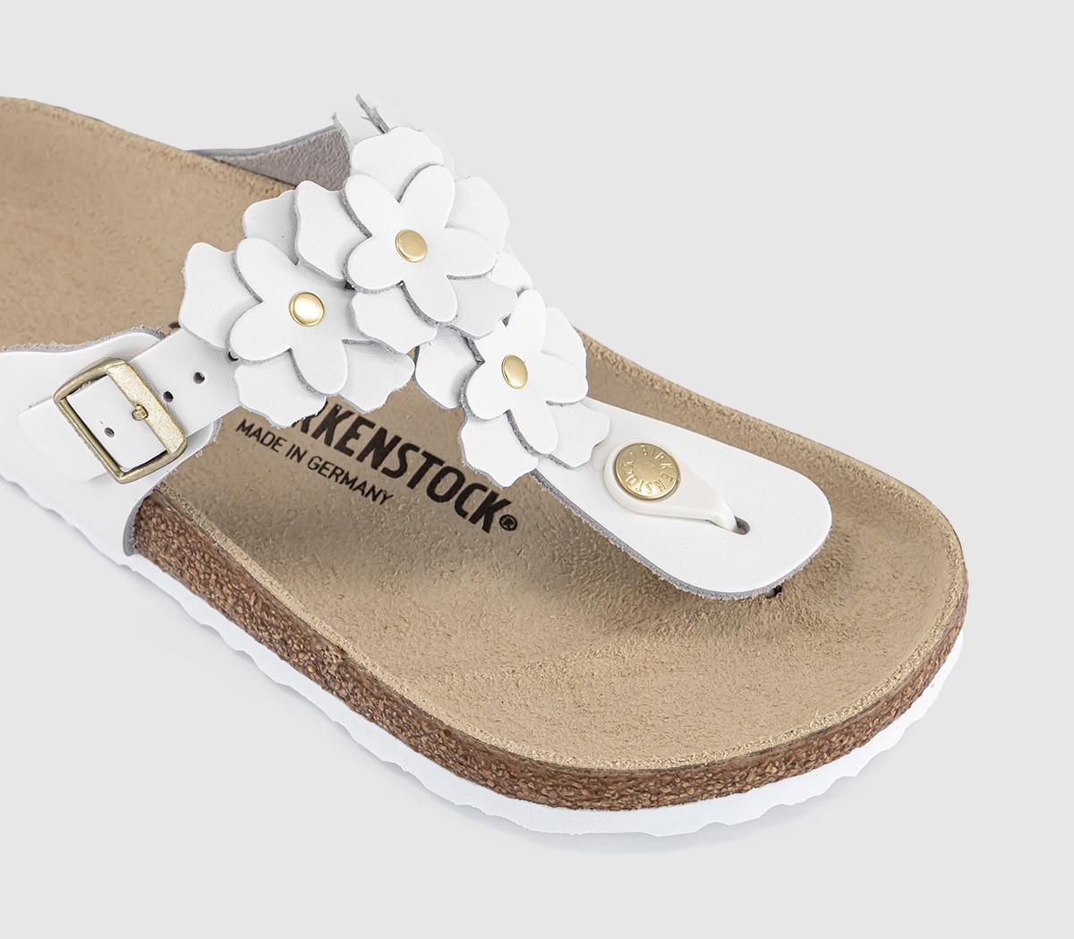 BIRKENSTOCKGizeh Flowers Toe Thong SandalsWhite