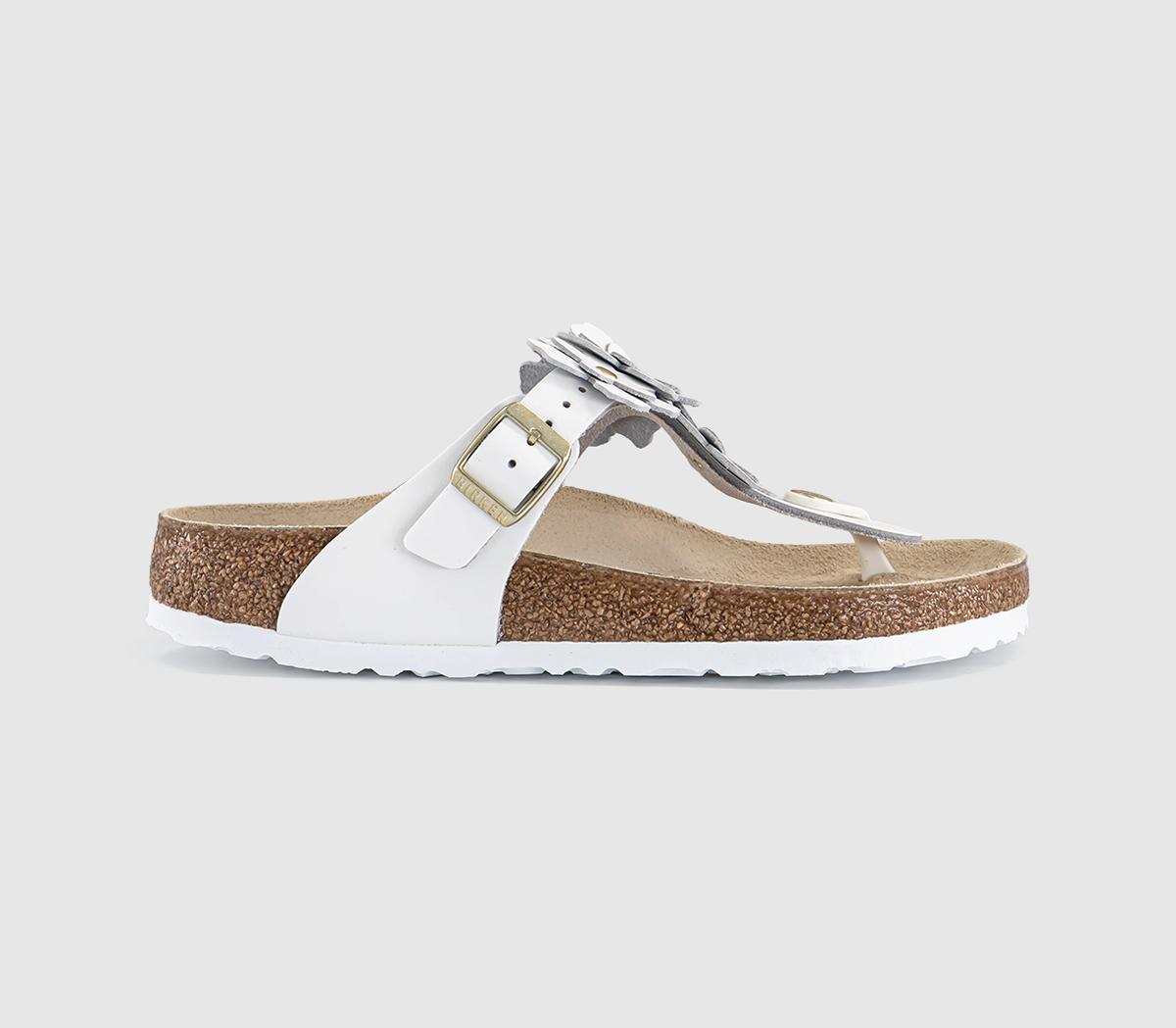 BIRKENSTOCKGizeh Flowers Toe Thong SandalsWhite