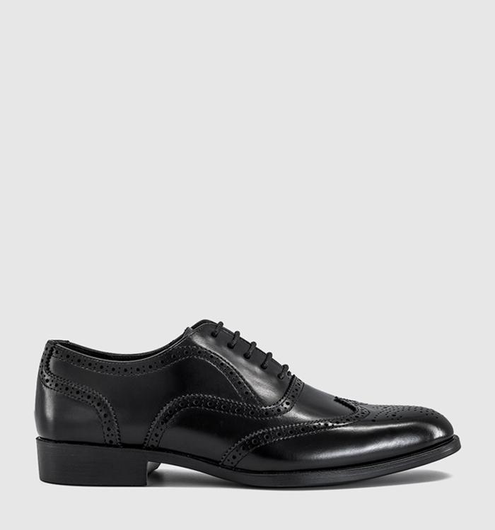 OFFICE Mission Oxford Brogue Shoes Black