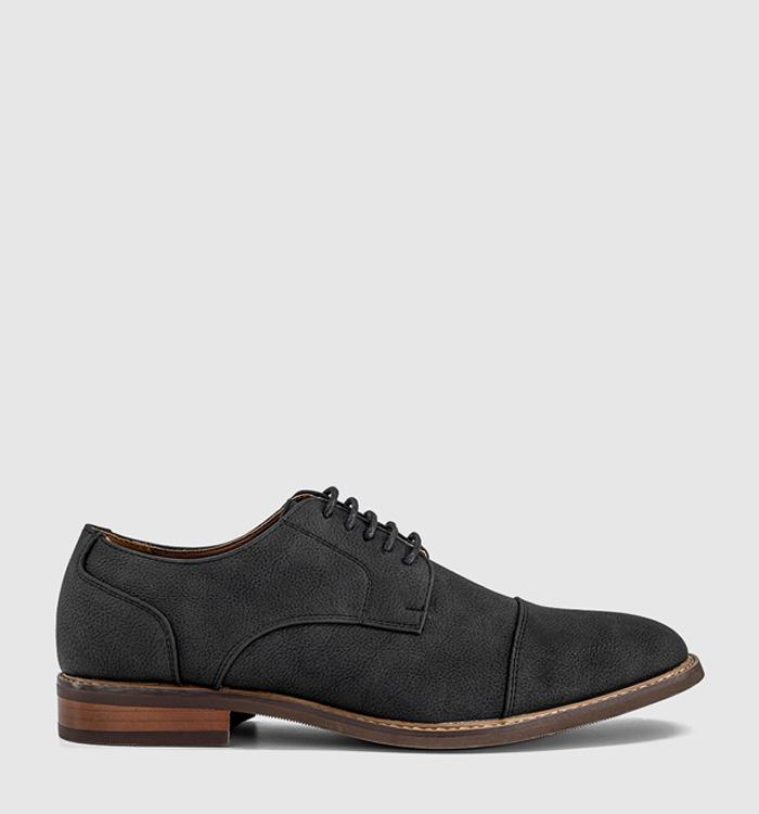 OFFICE Canyon Toecap Derby Lace Up Shoes Black
