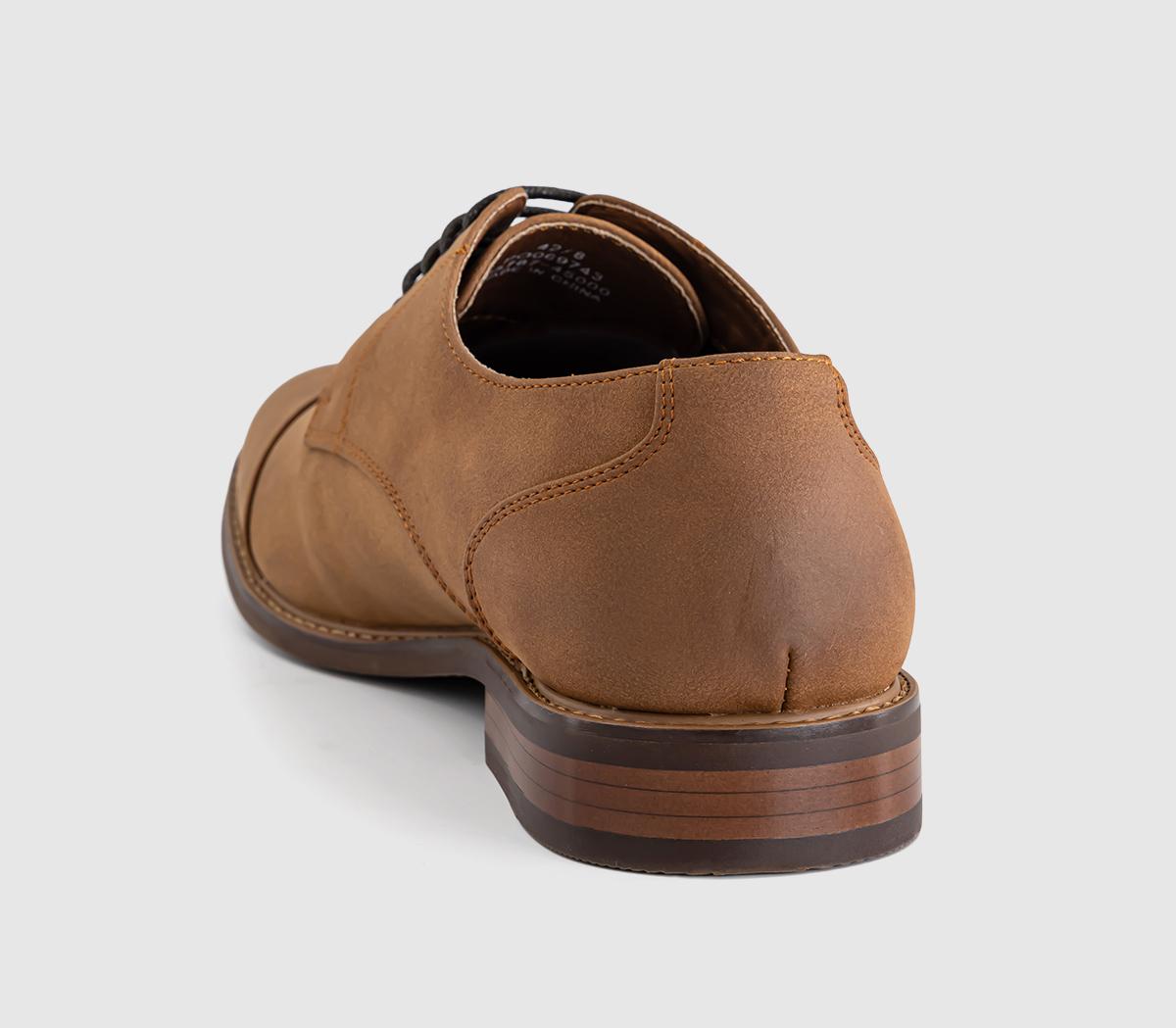 OFFICECanyon Toecap Derby Lace Up ShoesTan