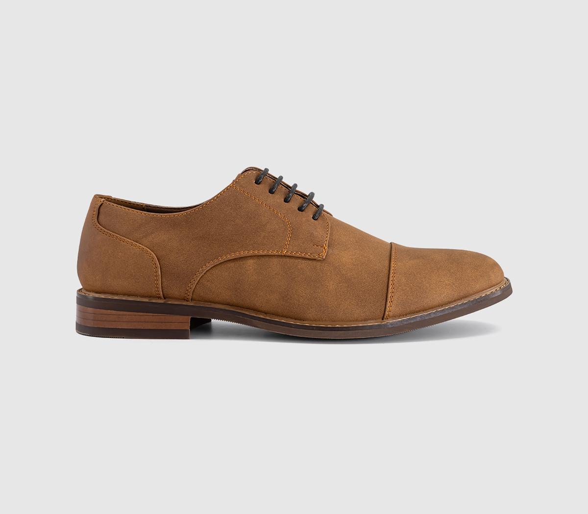 OFFICECanyon Toecap Derby Lace Up ShoesTan