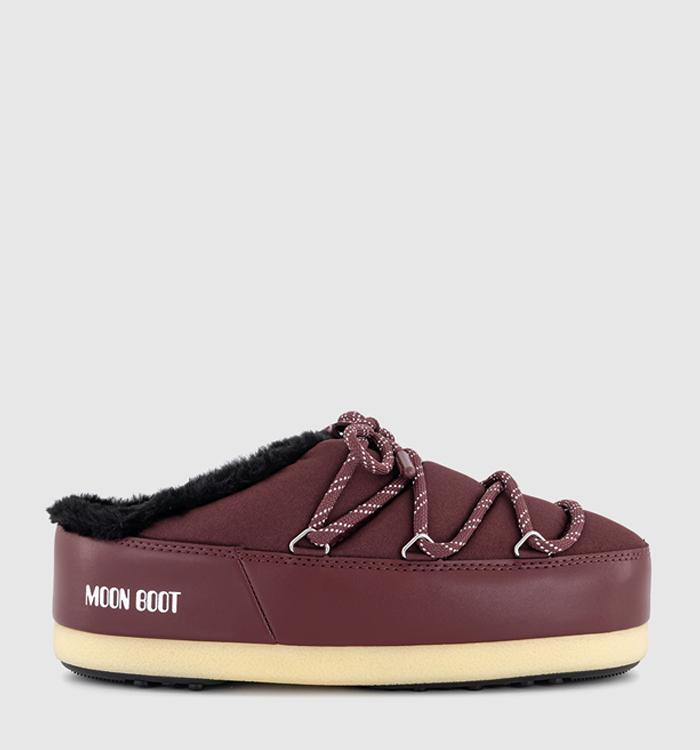 Moon Boot EVX Mules Burgundy