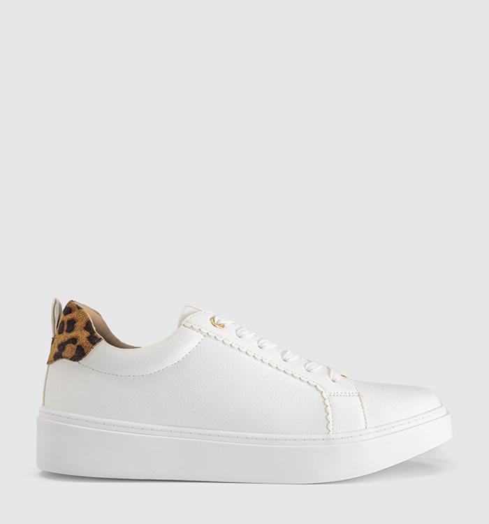 OFFICE Tame Lace Up Trainers White