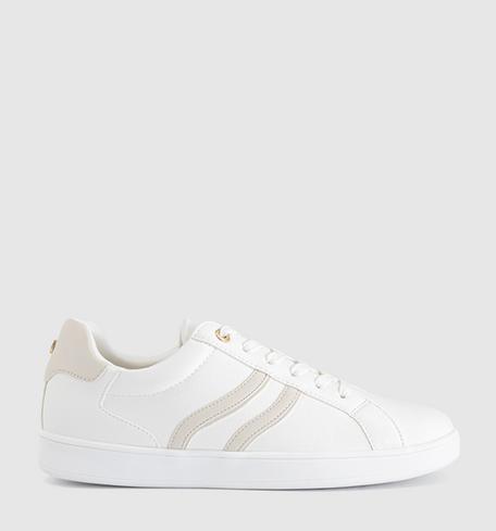 Thistle Stripe Lace Up Trainers