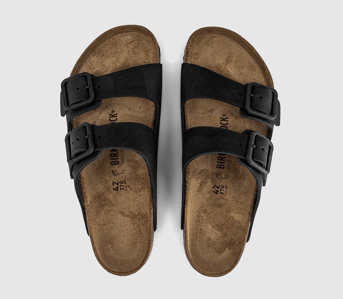 BIRKENSTOCKArizona Wire Buckle SandalsBlack Nubuck