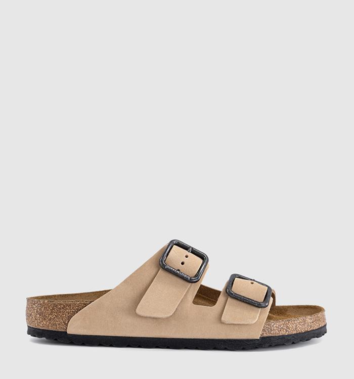 BIRKENSTOCK Arizona Wire Buckle Sandals Sandcastle Nubuck