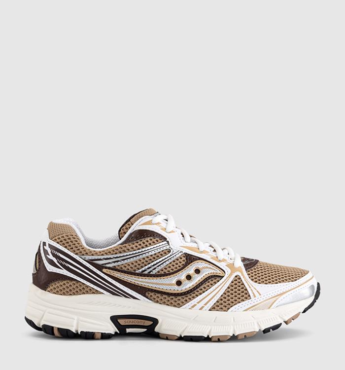 Saucony Grid Legacy Trainers Saddle White