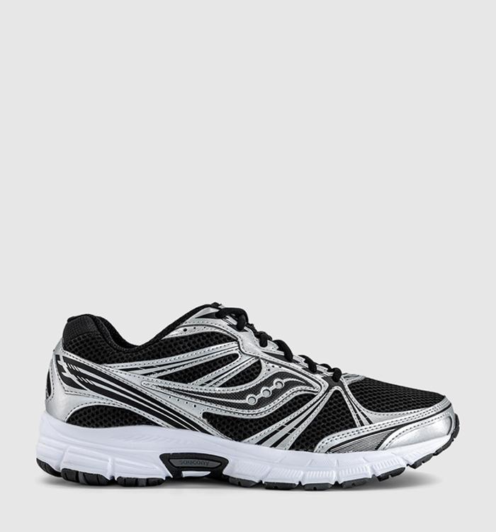 Saucony Grid Legacy Trainers Silver Black