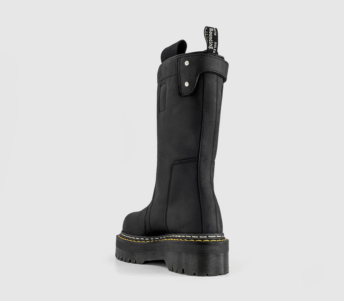 Rick OwensQuad Sole Pull On BootsBlack