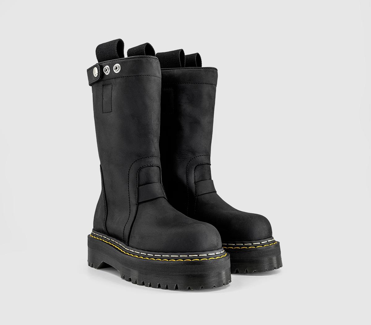 Rick OwensQuad Sole Pull On BootsBlack