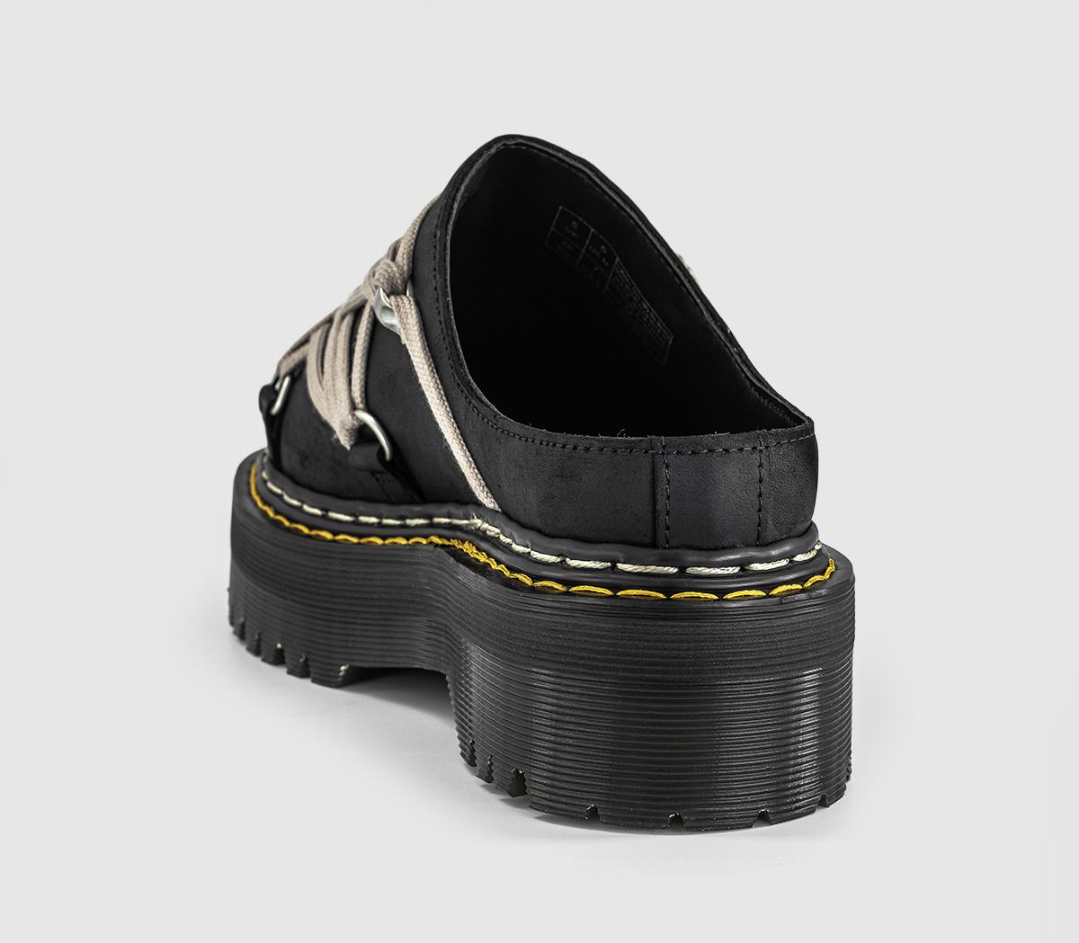 Rick OwensQuad Sole Megalace® MulesBlack