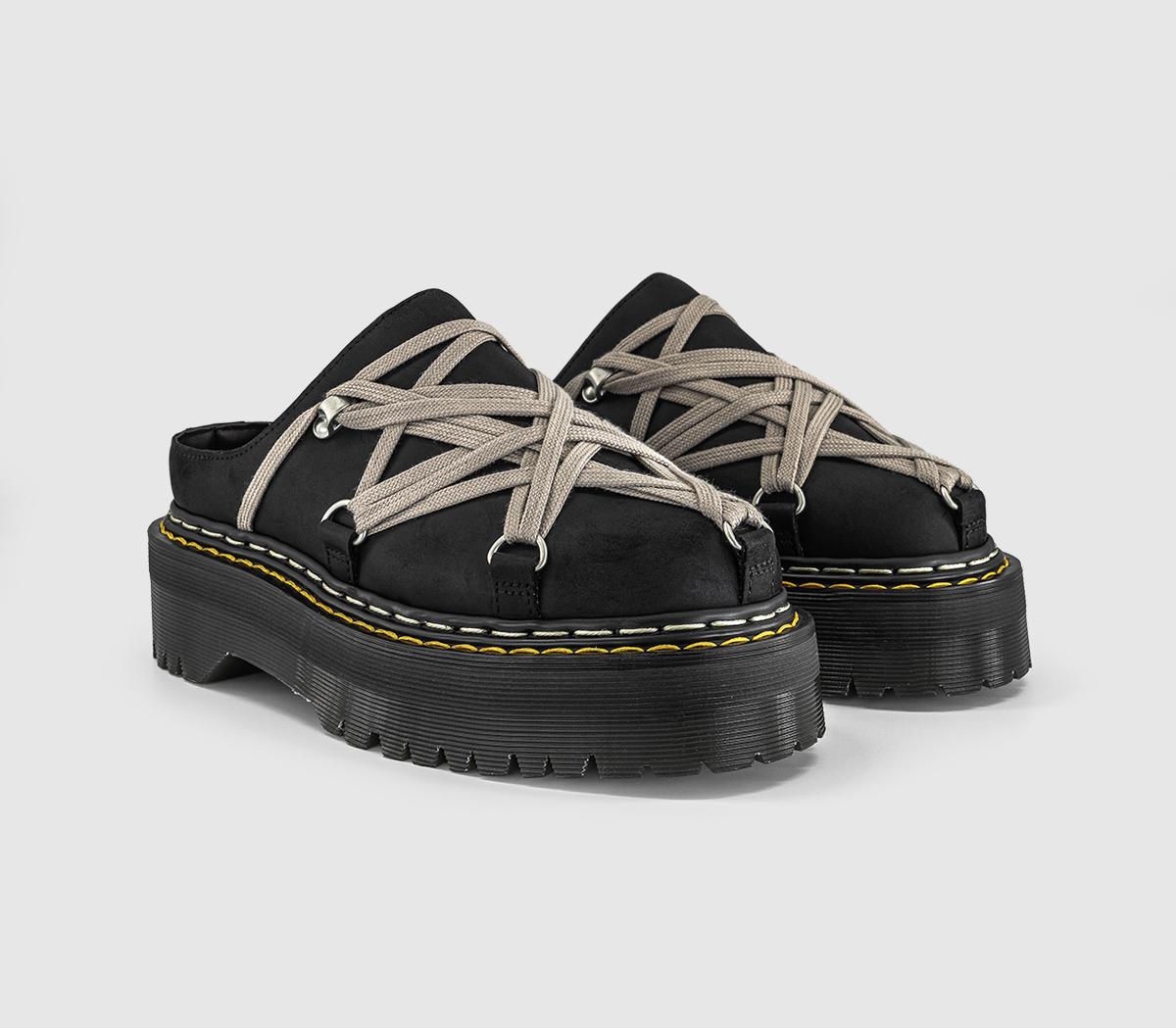 Rick OwensQuad Sole Megalace® MulesBlack