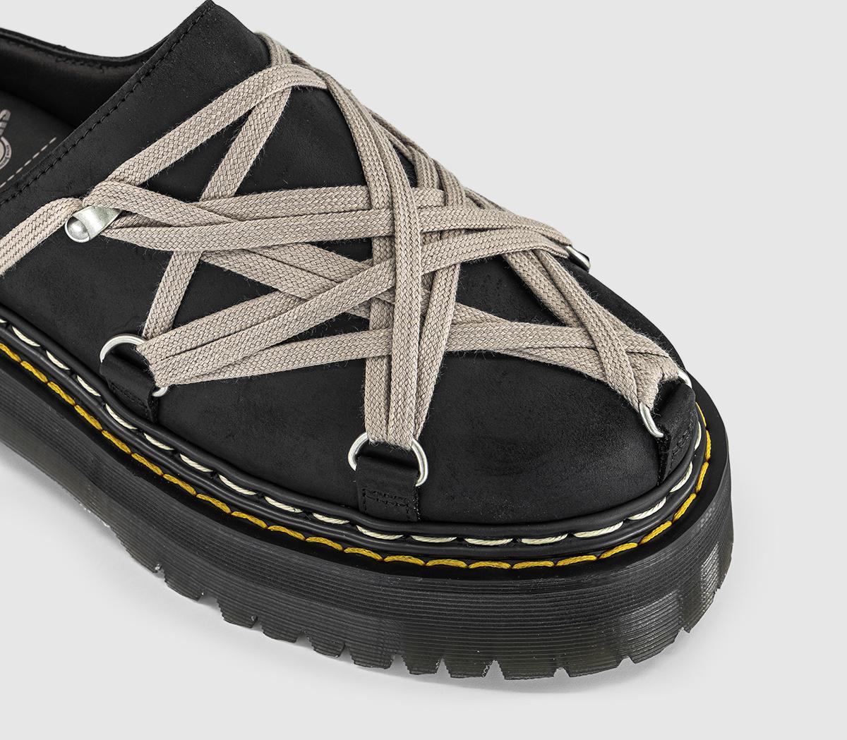 Rick OwensQuad Sole Megalace® Mules FBlack