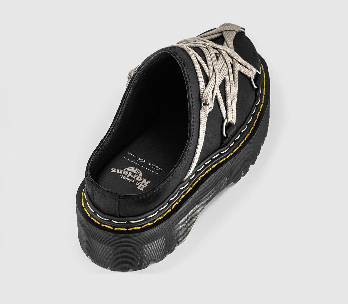 Rick OwensQuad Sole Megalace® Mules FBlack