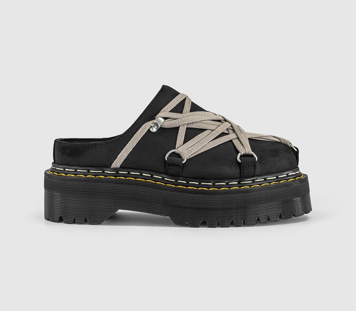 Rick OwensQuad Sole Megalace® Mules FBlack