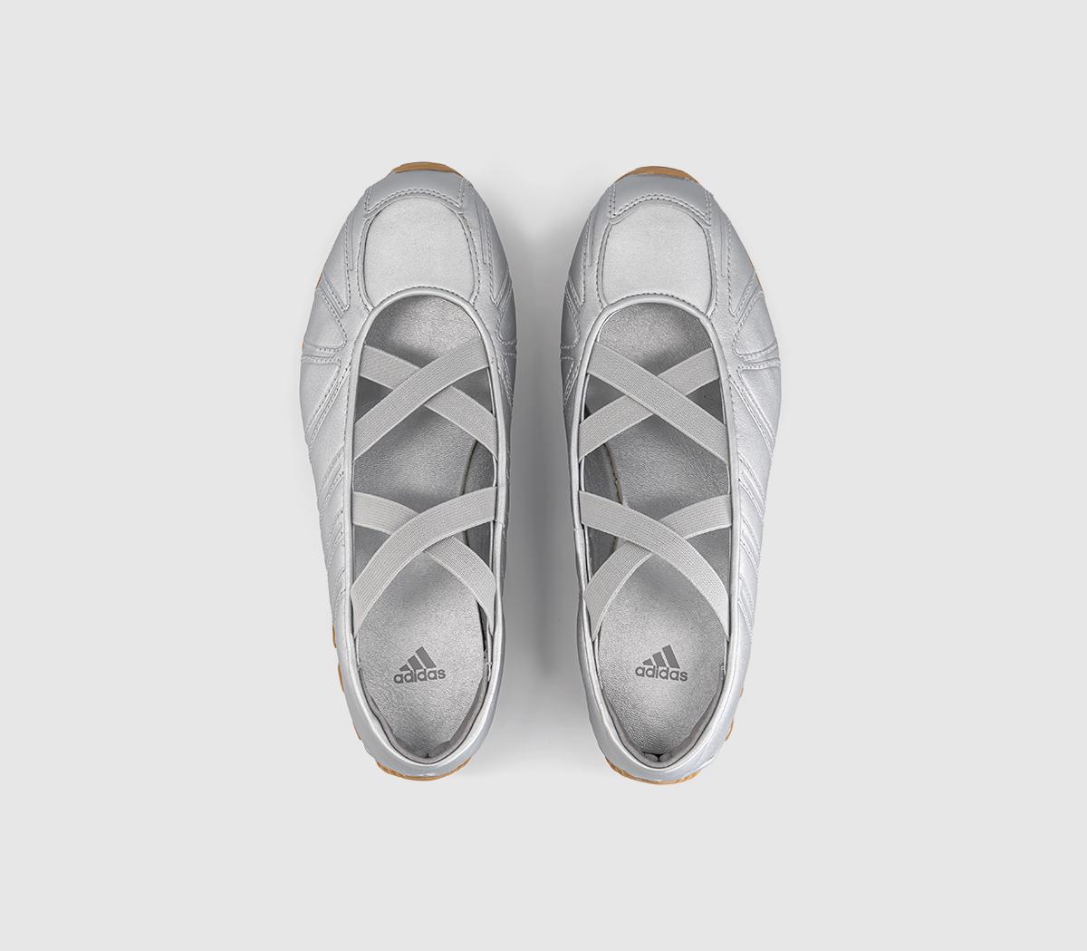 adidasGhost Sprint Ballet PumpsSilver Metallic Silver Metallic Gum