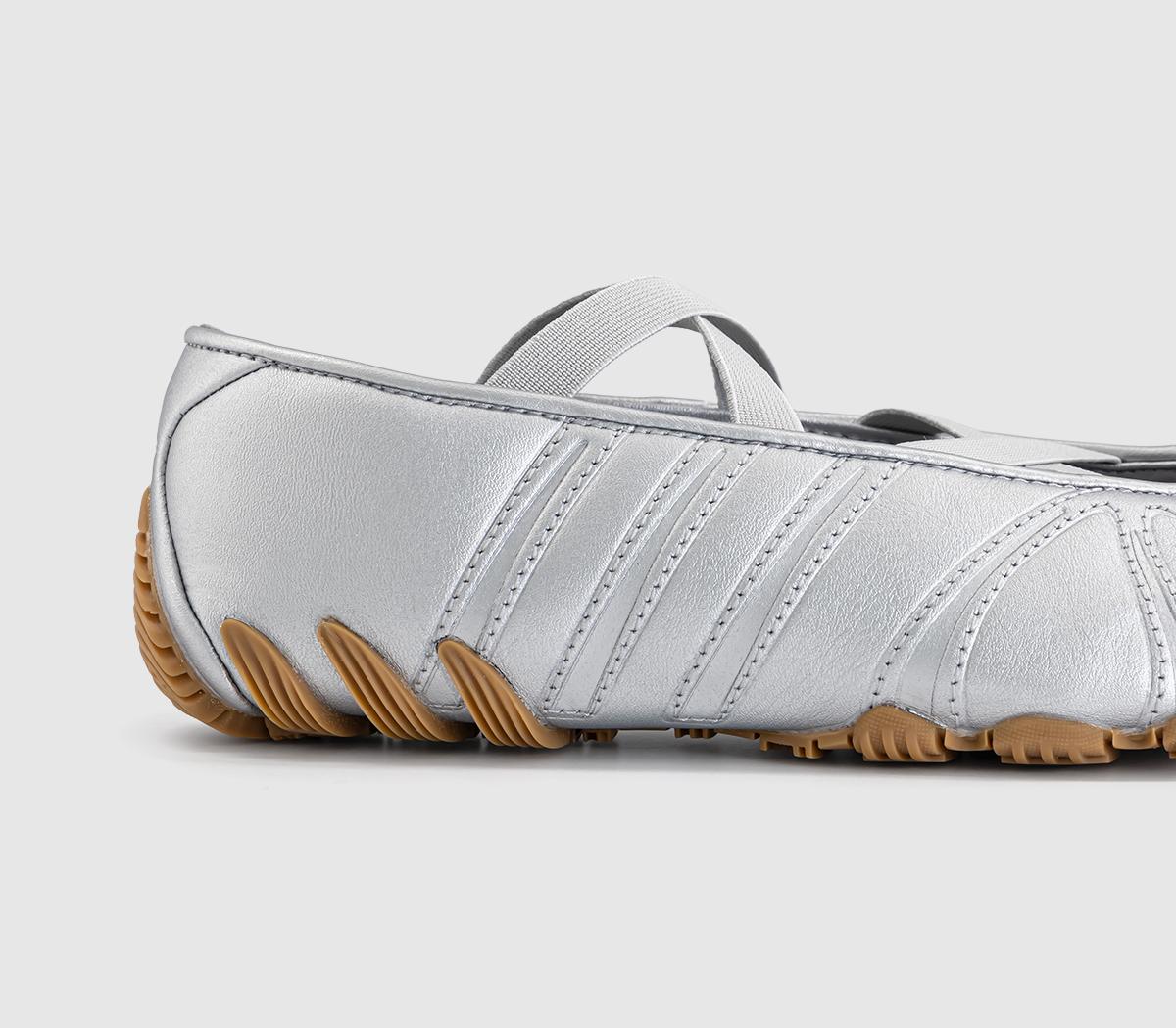 adidasGhost Sprint Ballet PumpsSilver Metallic Silver Metallic Gum