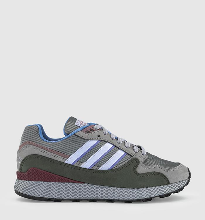 adidas Oregon Ultra Tech Trainers Iron Metallic Frozen Purple Utility Black