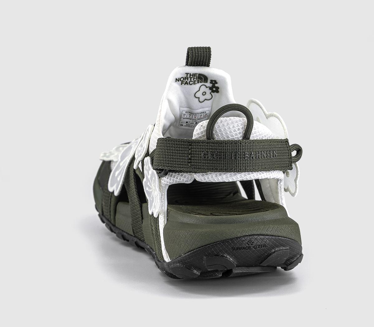 The North FaceCecilie Bahnsen SandalsWhite Forest Night Green