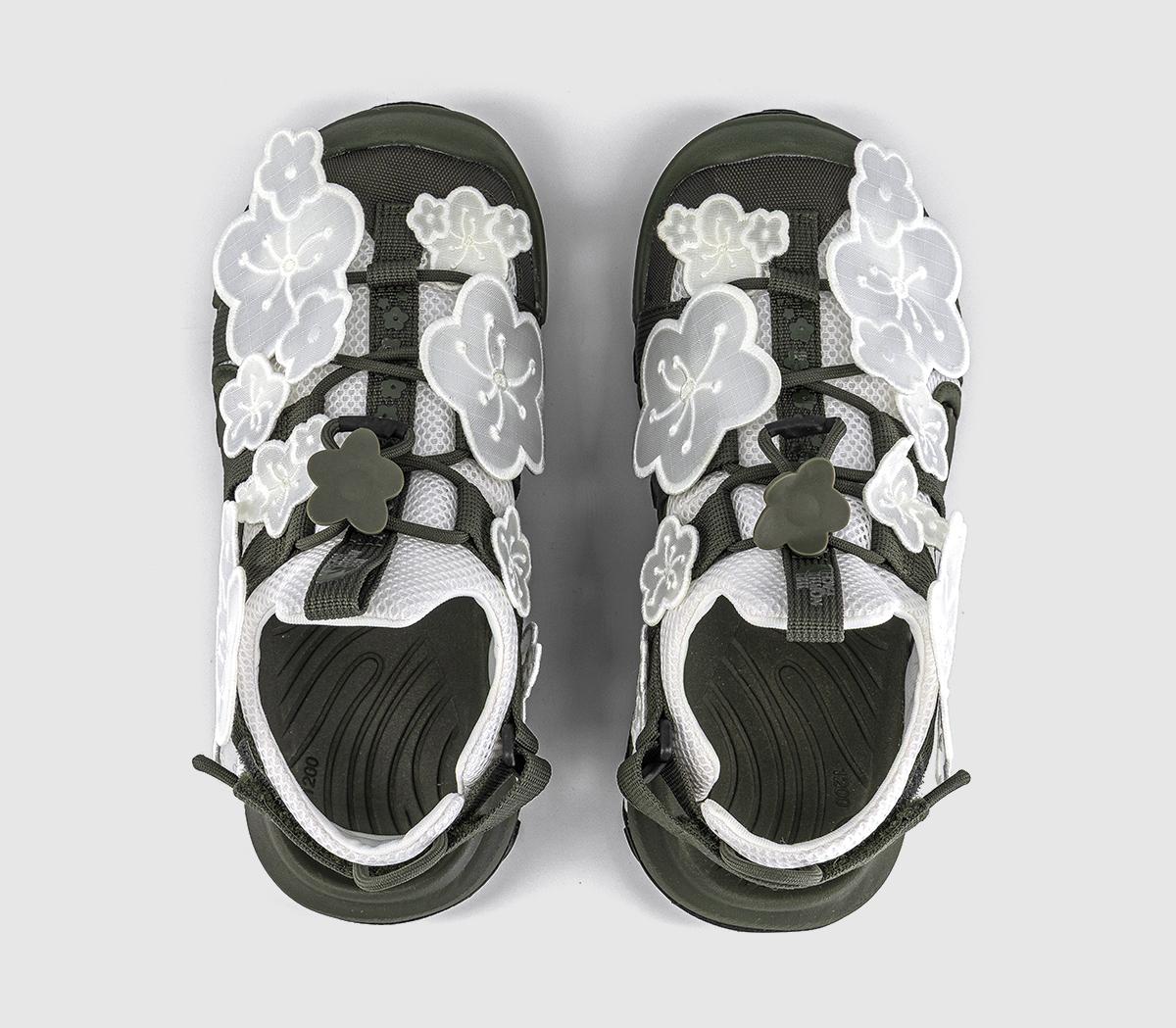 The North FaceCecilie Bahnsen SandalsWhite Forest Night Green