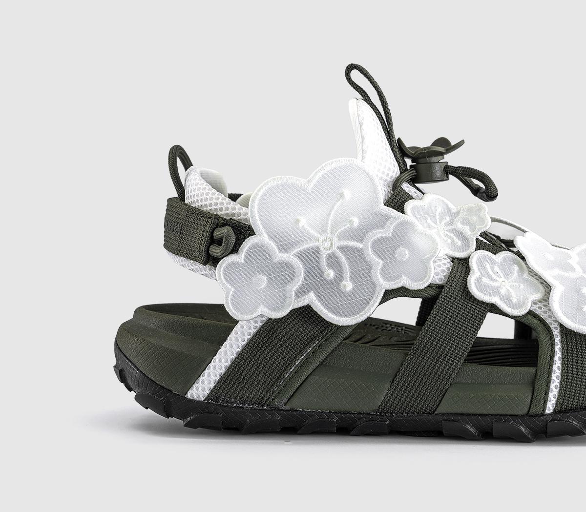 The North FaceCecilie Bahnsen SandalsWhite Forest Night Green