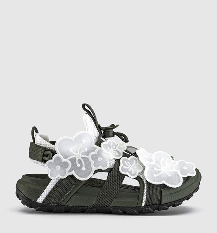 The North Face Cecilie Bahnsen Sandals White Forest Night Green