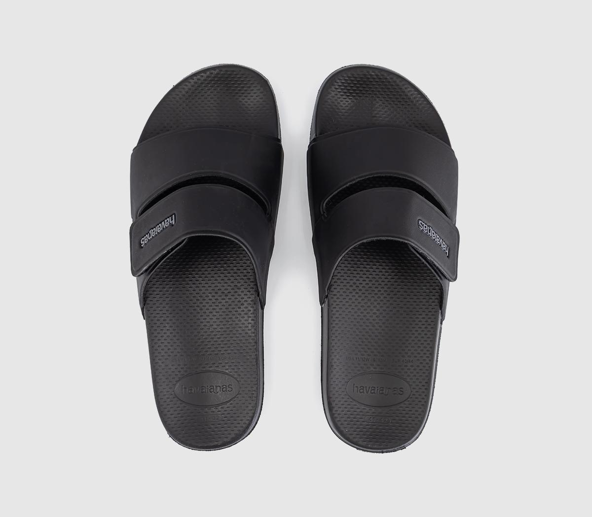 HavaianasSlide Strap SandalsBlack