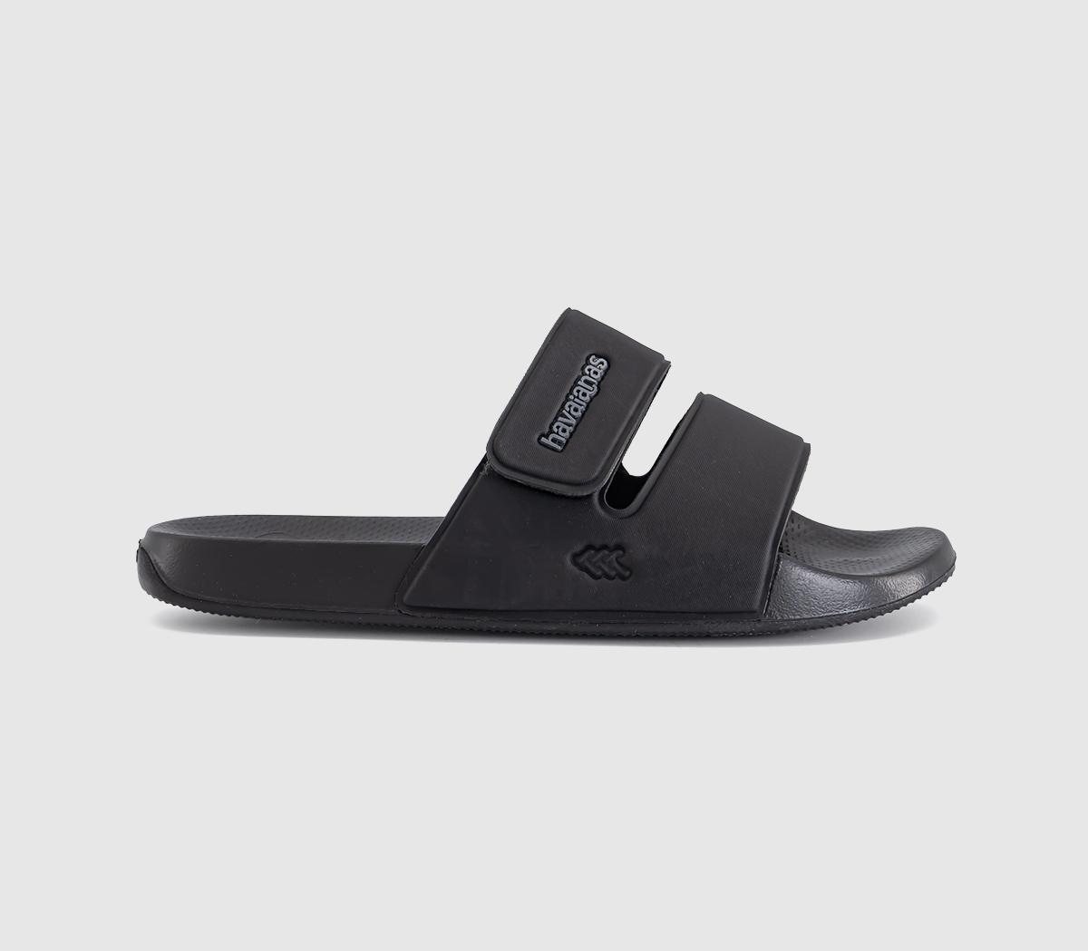 HavaianasSlide Strap SandalsBlack
