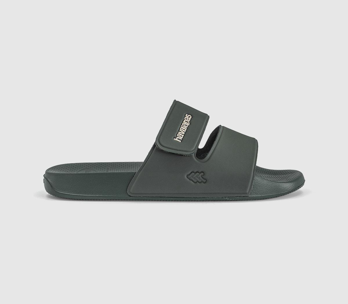 HavaianasSlide Strap SandalsGreen Olive