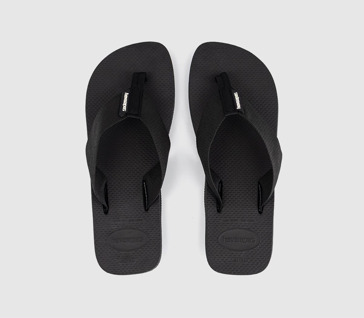 HavaianasUrban Material Flip FlopsBlack
