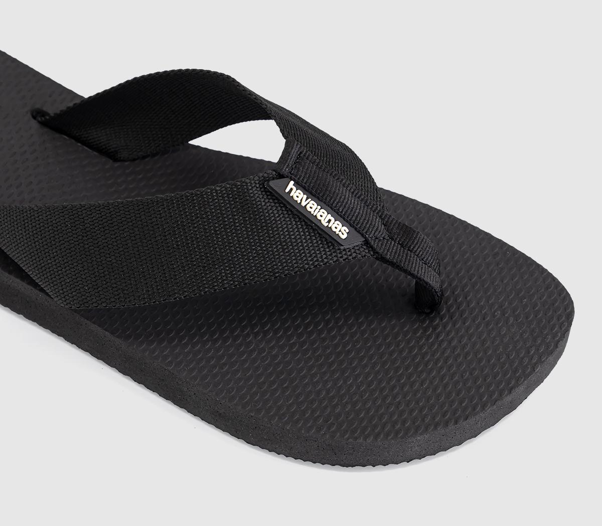 HavaianasUrban Material Flip FlopsBlack