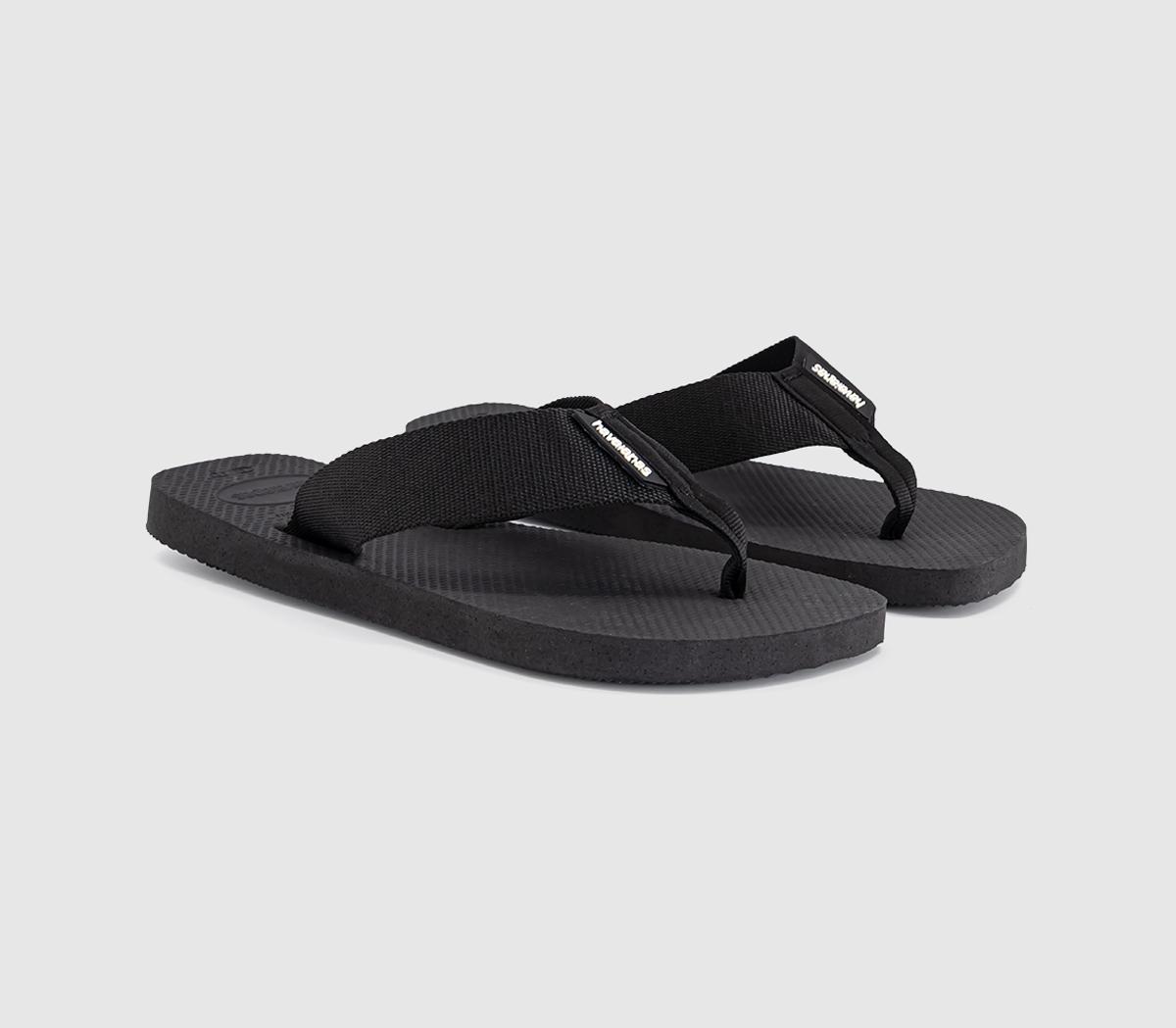 HavaianasUrban Material Flip FlopsBlack