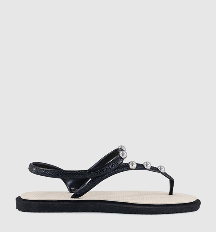 Havaianas Flash Fusion Sandals Black Beige