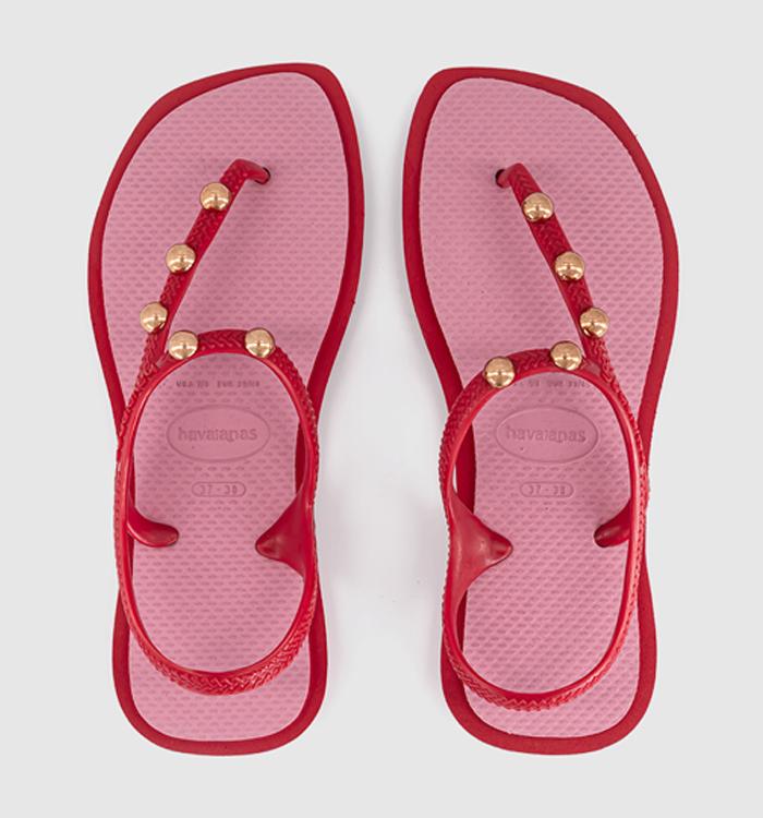 Havaianas Flash Fusion Sandals Red Pink