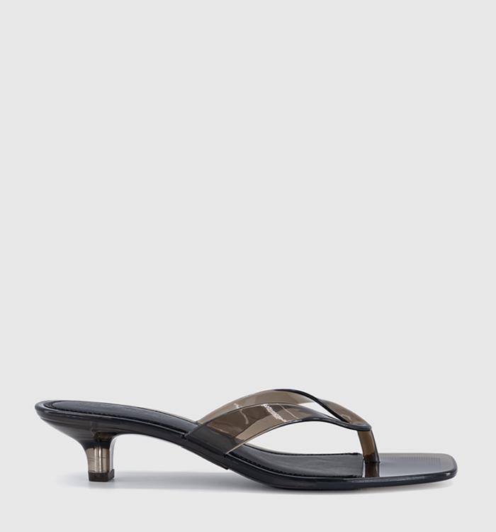 Steve Madden Tracie Heels Smoke Jelly