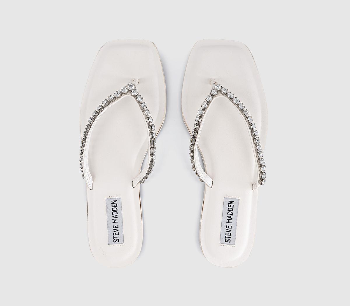 Steve MaddenKustom Flip FlopsWhite