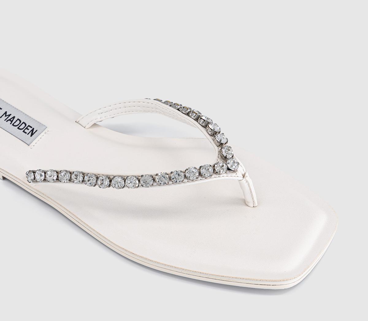 Steve MaddenKustom Flip FlopsWhite