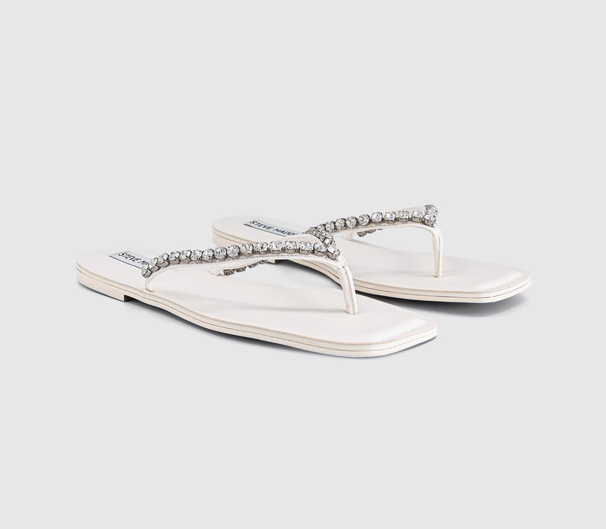 Steve MaddenKustom Flip FlopsWhite