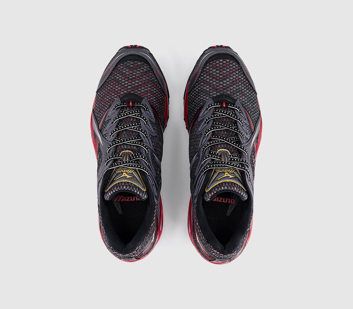 MizunoWave Prophecy 1 TrainersHarbor Mist Chinese Red Black