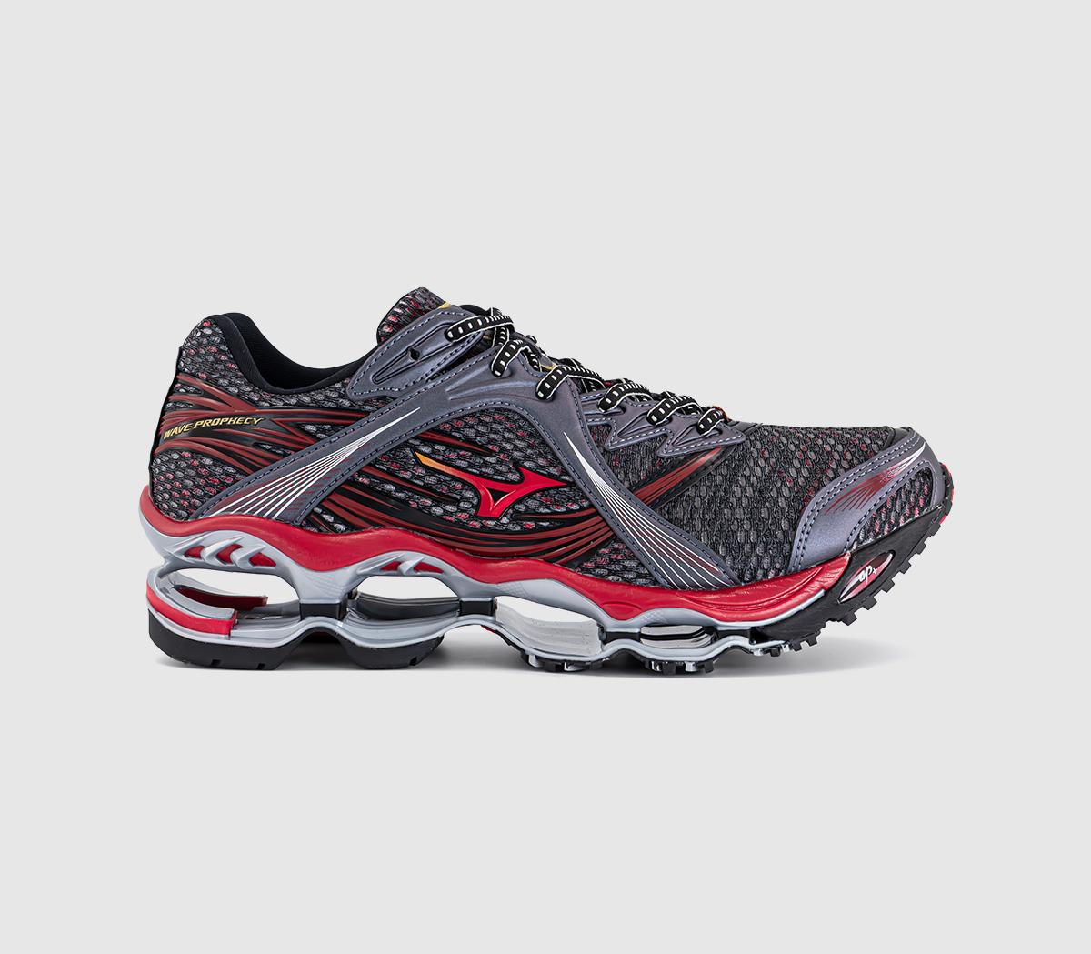 Mizuno Wave Prophecy 1 Trainers Harbor Mist Chinese Red Black In  Natural in Men's Size 10, Offspring