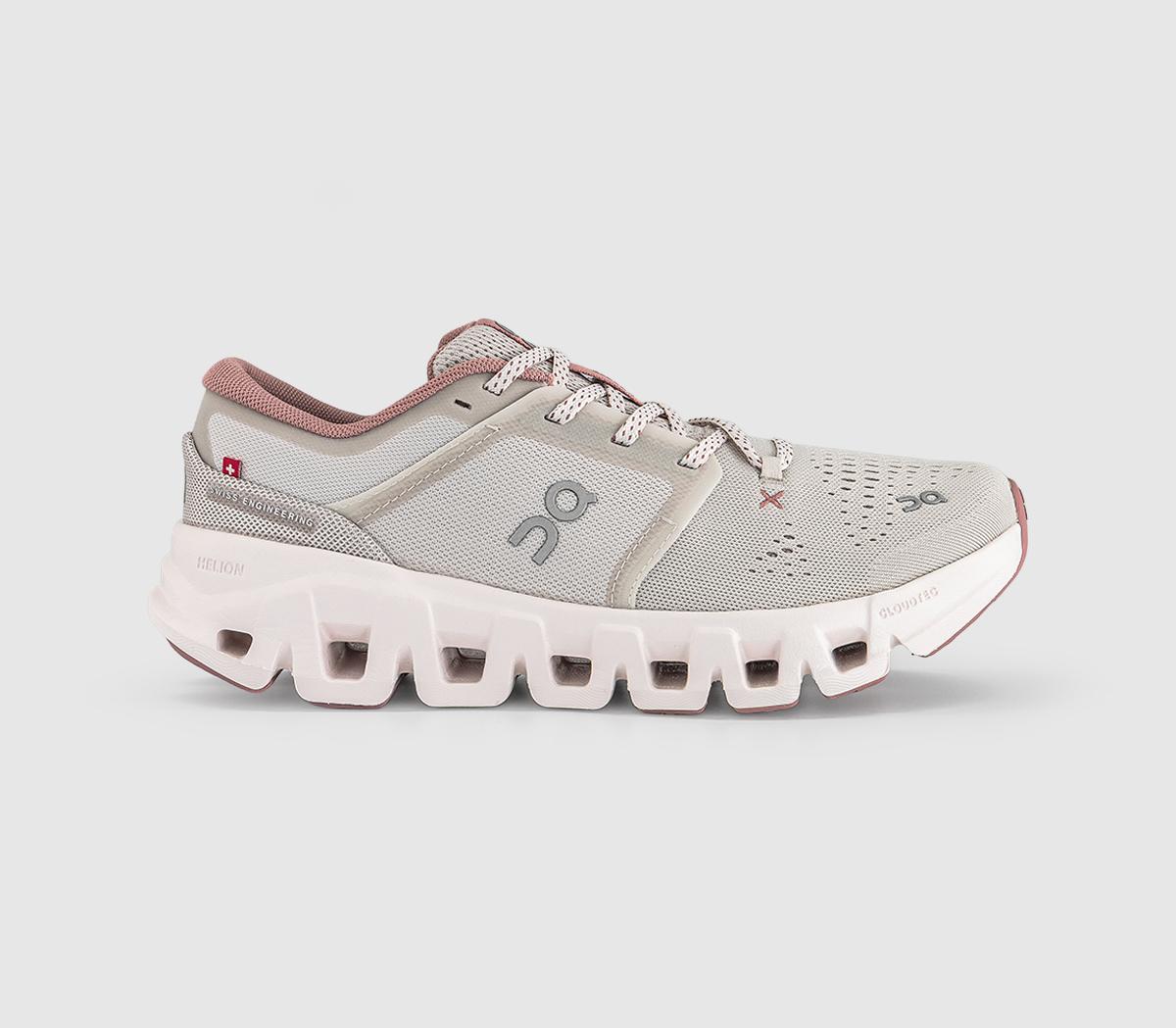 ON Womens Cloud X 5 Trainers Pearl Oyster F In Natural, 6