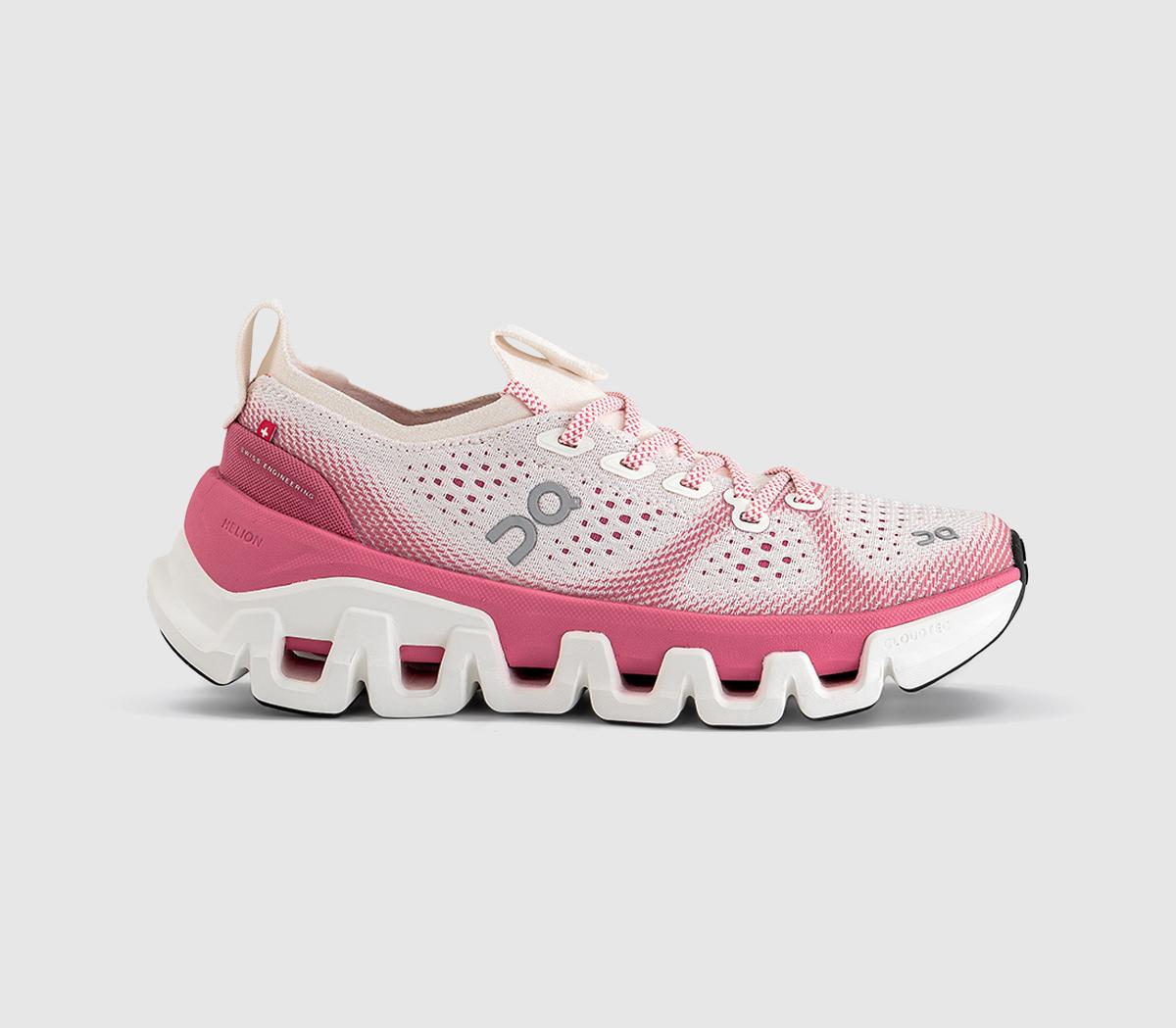 On Cloud X Tempo Trainers Ivory Camellia F  Natural in Women's Size 4.5, Office Shoes
