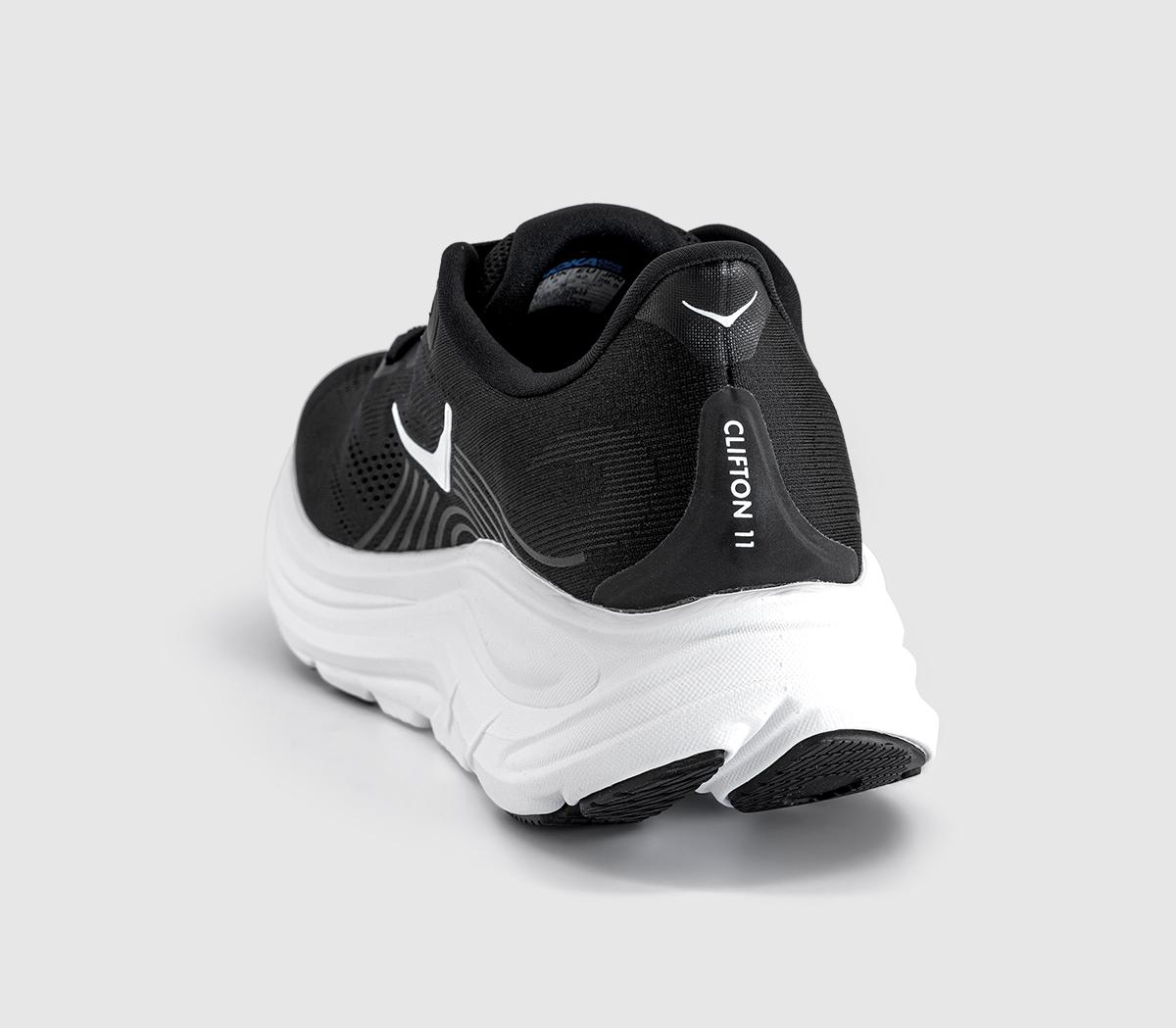 HOKAClifton 11 TrainersBlack White F
