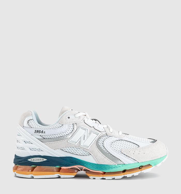 New Balance 1954 Trainers Reflection White Bright Mint